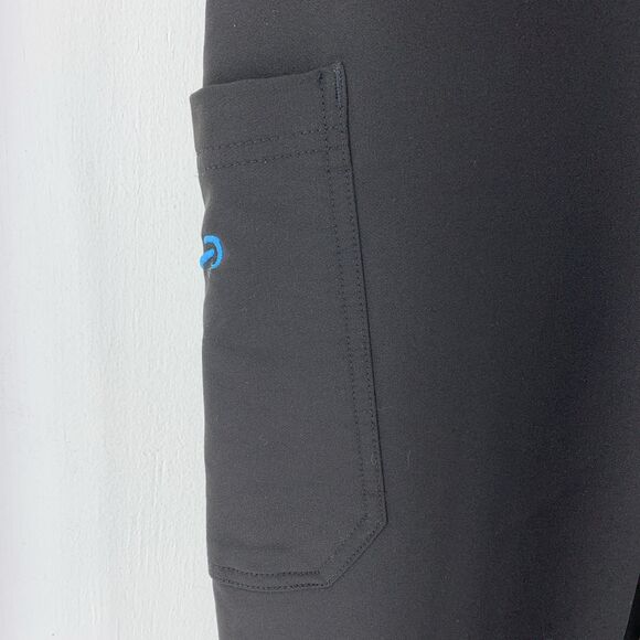 Luly Yang Amazon Women’s Large 12 14 Cargo Performance Stretch Pants Black 30” - Picture 3 of 6